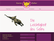 Tablet Screenshot of karin-reber.ch